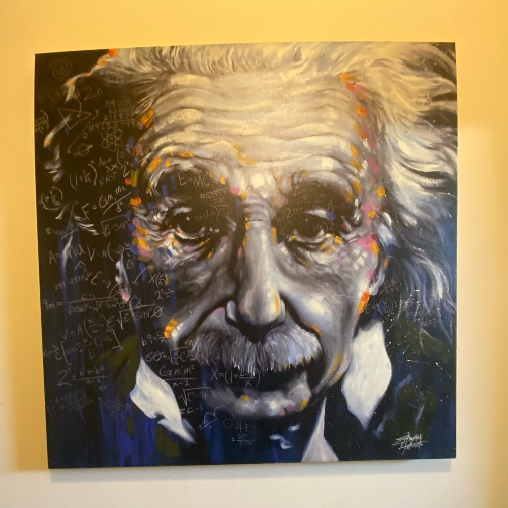 Einstein poster from Hobby lobby